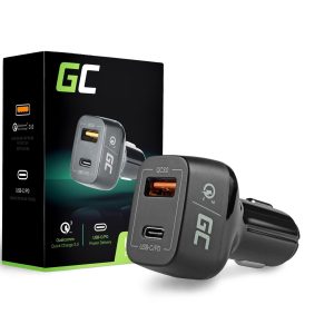 Green Cell CAD33 mobiililaturi musta sisäkäyttöön