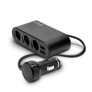 Savio Auton sytyttimen pistorasian jakaja 12/24V SA-024