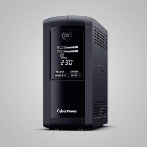 CyberPower Tracer III VP1000ELCD-FR keskeytymätön virtalähde (UPS) Line-Interactive 1 kVA 550 W 4 AC pistorasiaa