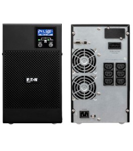 Eaton 9E 2000I keskeytymätön virtalähde (UPS) Kaksoismuunnos (Online) 2 kVA 1600 W 6 AC-pistorasiaa